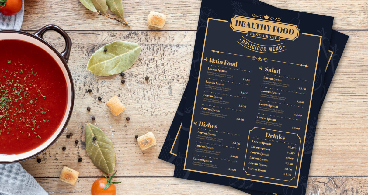 How to make a restaurant menu