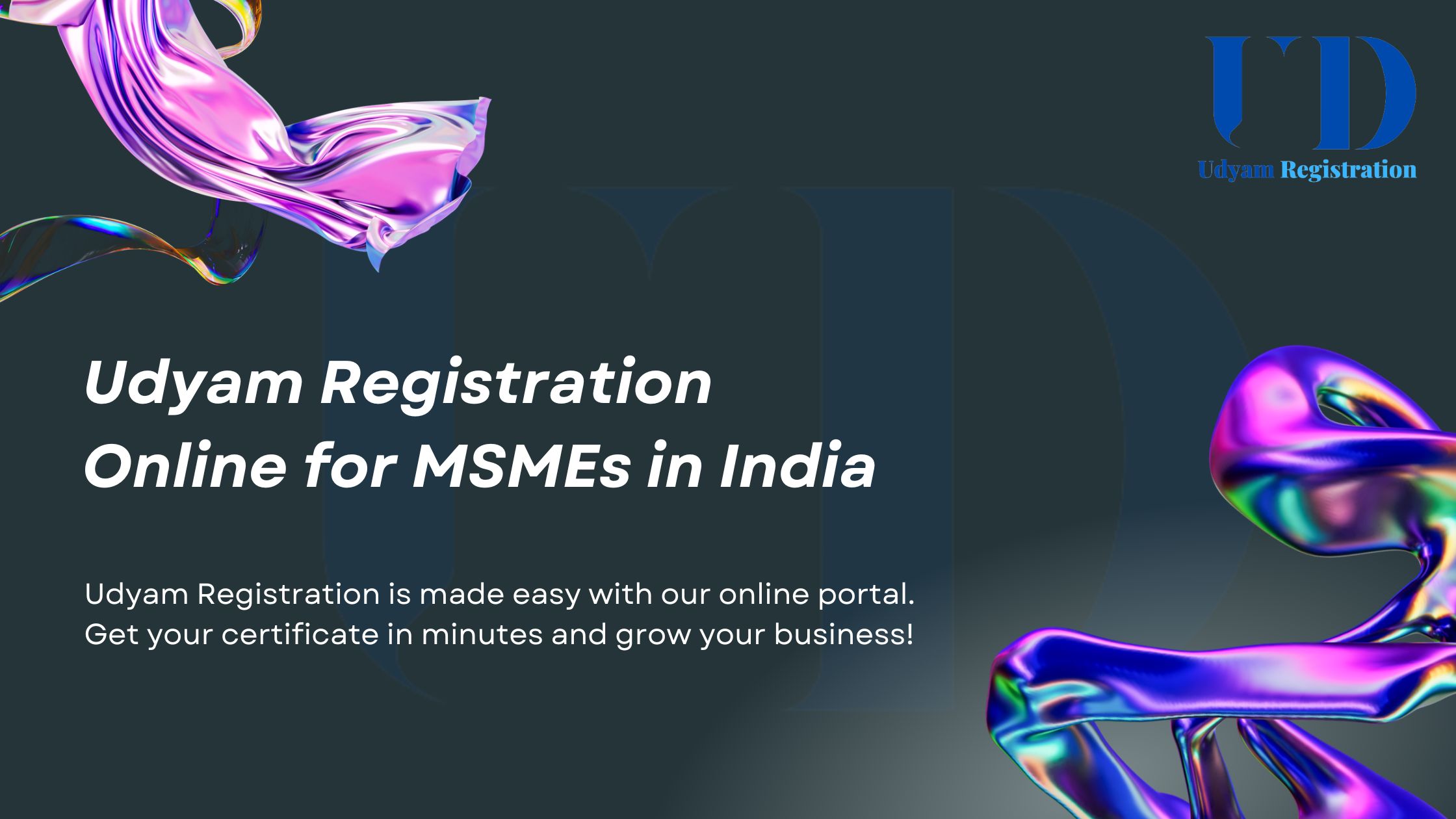 Udyam Registration Online For MSMEs In India