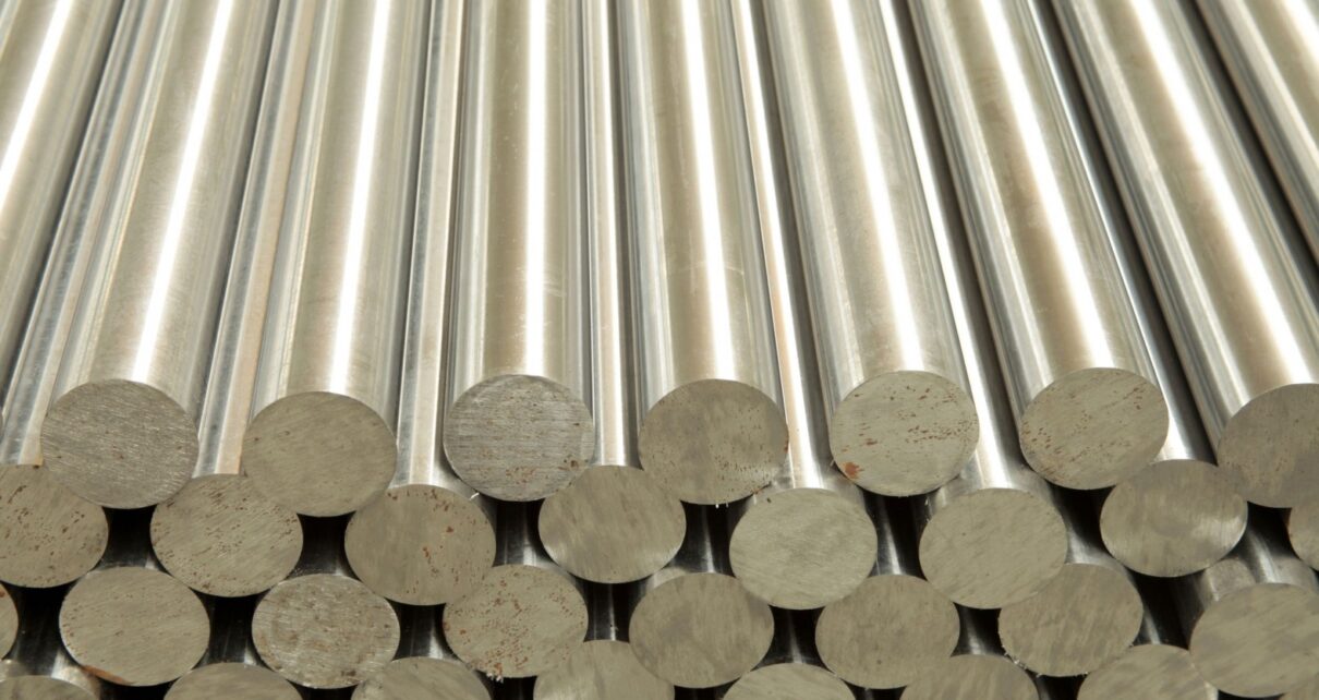A bunch of Inconel 718 bar