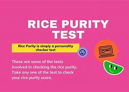 rice purity test average score