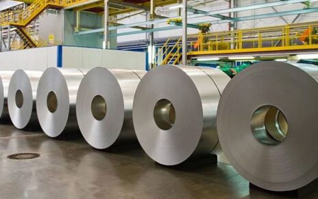 A Set of Stainless Steel Sheet Coils