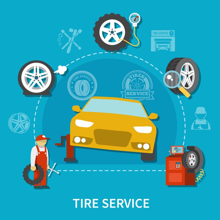 Tyre services in London with Talha Motors.