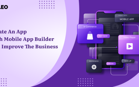 Create app with mobile app builder