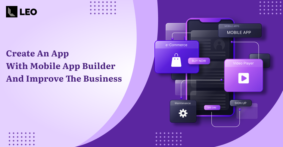 Create app with mobile app builder