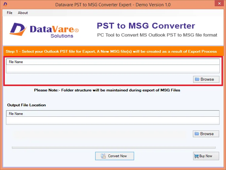 PST File to MSG