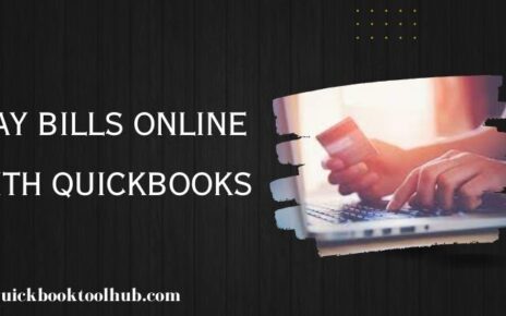 Pay Bills Online with QuickBooks