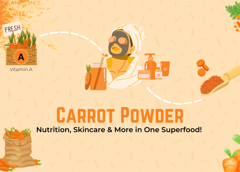 Carrot powder benefits and uses