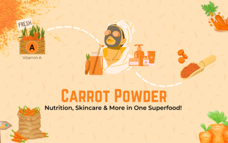 Carrot powder benefits and uses